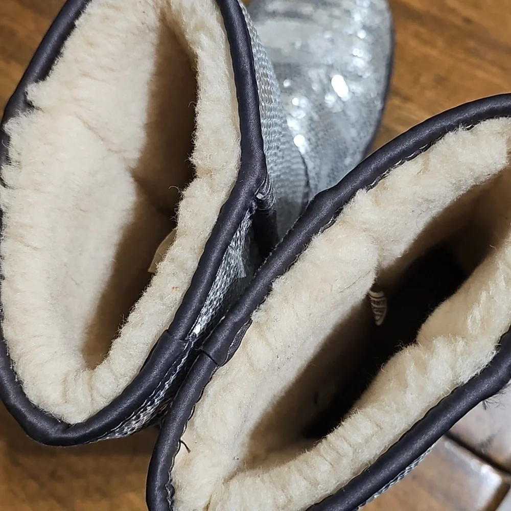 UGG Silver Sequence Boots